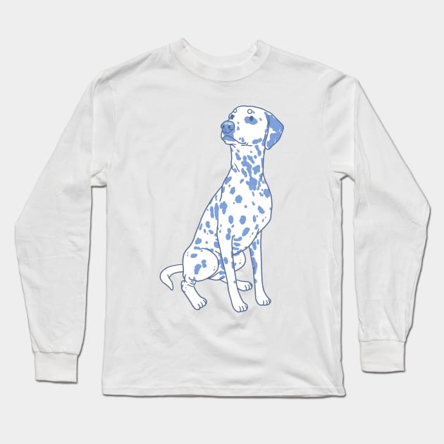 Dalmatian Long Sleeve T-Shirt by Csieben